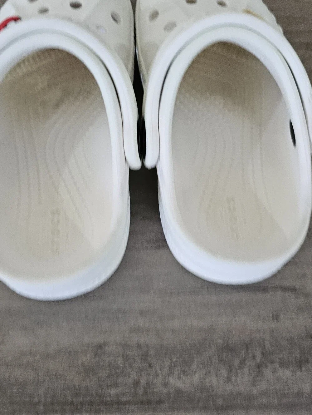 CROCS Kids White Clogs Spider Man Charms Baby Toddler C 6